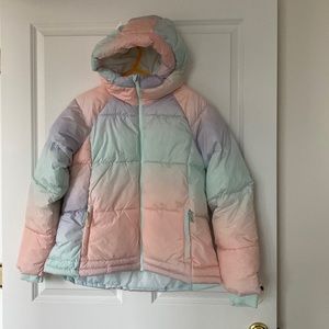 Girls All In Motion Short Puffer Coat Jacket